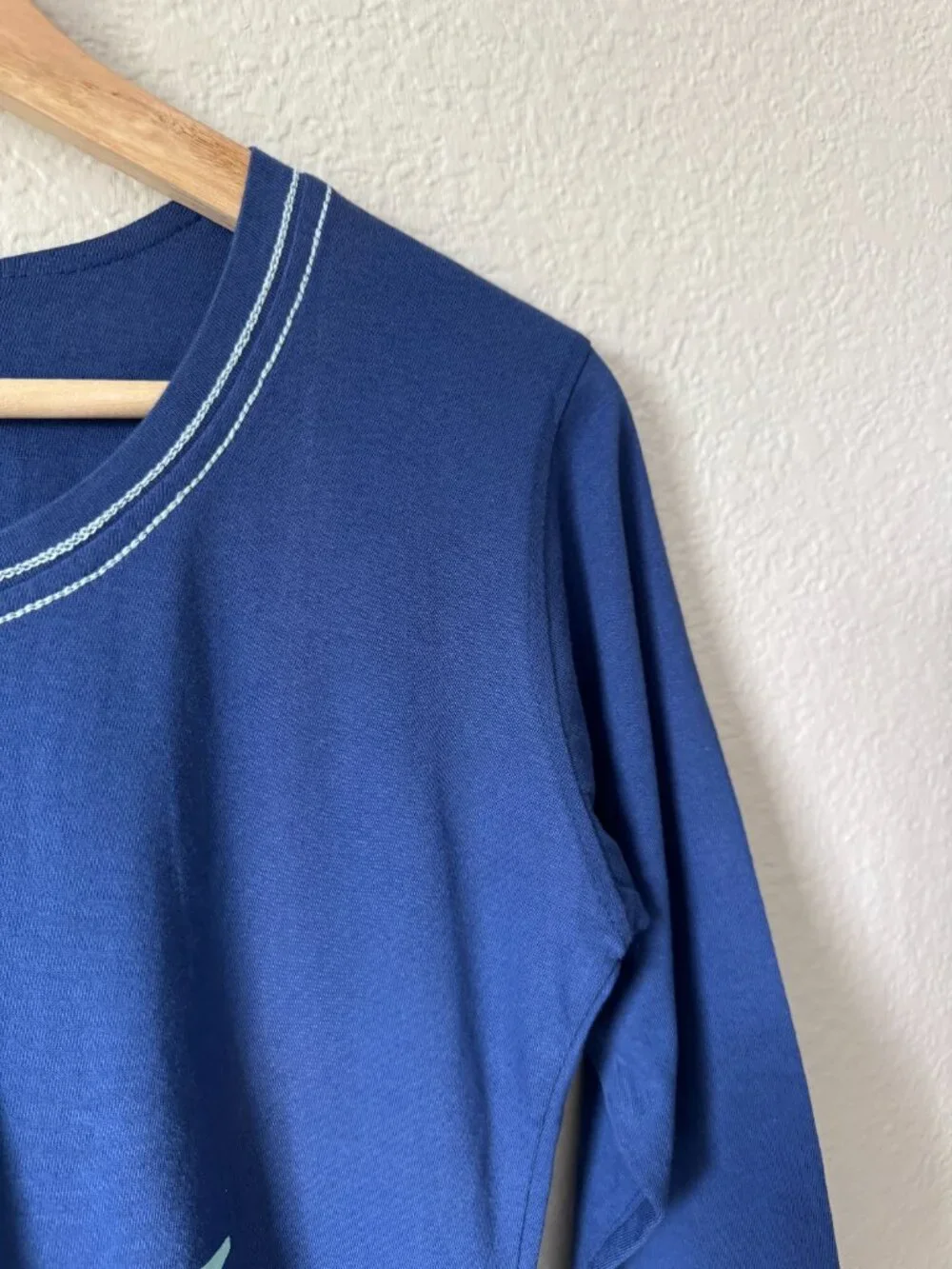 Good Night Tee Shirt Sleep Shirt Sz XS Fitted 3/4 Sleeve Graphic Round Neck EUC